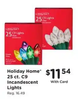 Kroger Holiday Home C9 Incandescent Lights offer