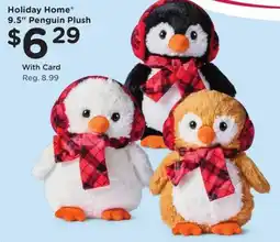 Kroger Holiday Home 9.5" Penguin Plush offer