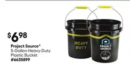 Lowe's 5-Gallon Heavy-Duty Plastic Bucket offer