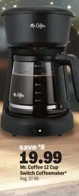 Meijer Mr. Coffee 12 Cup Switch Coffeemaker offer