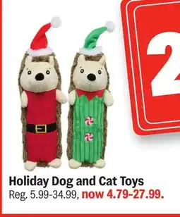 Meijer Holiday Dog and Cat Toys offer