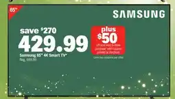 Meijer Samsung 65 4K Smart TV offer