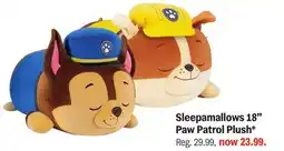 Meijer Sleepamallows 18 Paw Patrol Plush offer