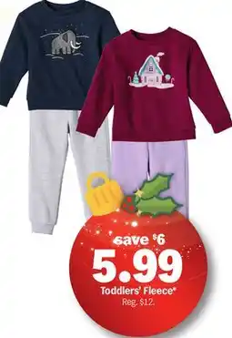 Meijer Toddlers' Fleece offer