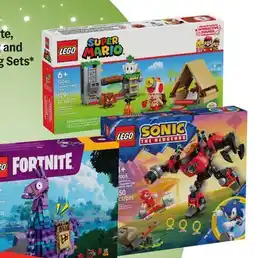 Meijer Select LEGO Fortnite, Sonic the Hedgehog and Super Mario Building Sets offer