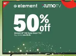 Meijer Element 40 FHD Xumo Smart TVs offer
