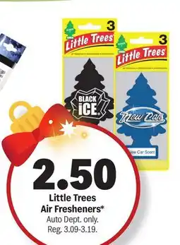 Meijer Little Trees Air Fresheners offer