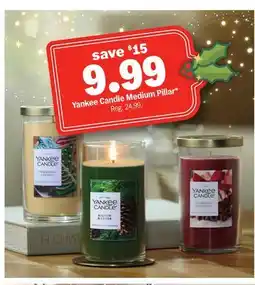 Meijer Yankee Candle Medium Pillar offer