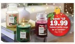 Meijer Yankee Candle Large Jar or Tumbler offer