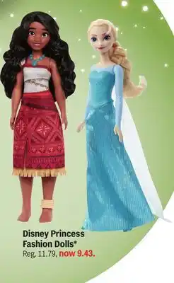 Meijer Disney Princess Fashion Dolls offer