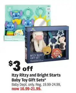 Meijer Itzy Ritzy and Bright Starts Baby Toy Gift Sets offer