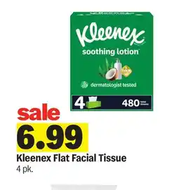 Meijer Kleenex Flat Facial Tissue offer