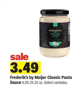 Meijer Frederik's by Meijer Classic Pasta Sauce offer