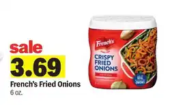 Meijer French's Fried Onions offer
