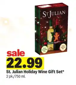 Meijer St. Julian Holiday Wine Gift Set offer