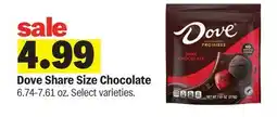 Meijer Dove Share Size Chocolate offer