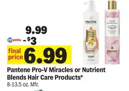 Meijer Pantene Pro-V Miracles or Nutrient Blends Hair Care Products offer