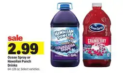 Meijer Ocean Spray or Hawaiian Punch Drinks offer
