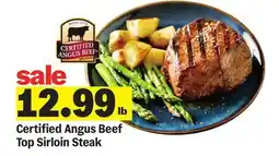 Meijer Certified Angus Beef Top Sirloin Steak offer