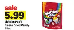 Meijer Skittles Pop'd Freeze Dried Candy offer