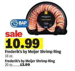Meijer Frederik's by Meijer Shrimp Ring offer