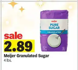 Meijer Meijer Granulated Sugar offer
