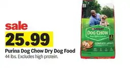 Meijer Purina Dog Chow Dry Dog Food offer