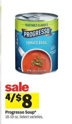 Meijer Progresso Soup offer