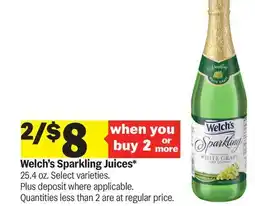 Meijer Welch's Sparkling Juices offer