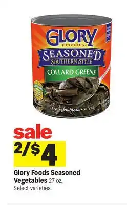 Meijer Glory Foods Seasoned Vegetables offer