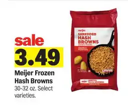 Meijer Meijer Frozen Hash Browns offer