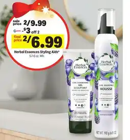 Meijer Herbal Essences Styling Aids offer
