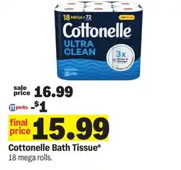 Meijer Cottonelle Bath Tissue offer