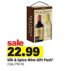 Meijer Silk & Spice Wine Gift Pack offer