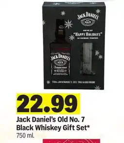 Meijer Jack Daniel's Old No. 7 Black Whiskey Gift Set offer