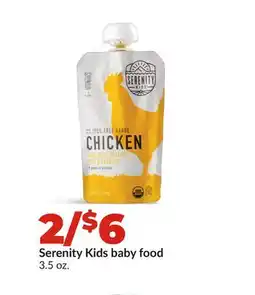 Hy-Vee Serenity Kids baby food offer