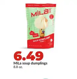 Hy-Vee MiLa soup dumplings offer