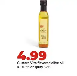 Hy-Vee Gustare Vita flavored olive oil 8.5 fl. oz. or spray 5 oz offer