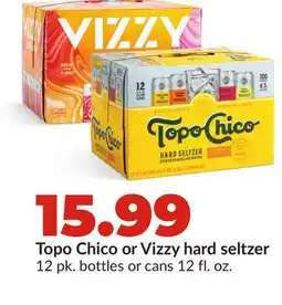 Hy-Vee Topo Chico or Vizzy hard seltzer offer