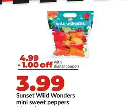 Hy-Vee Sunset Wild Wonders mini sweet peppers offer