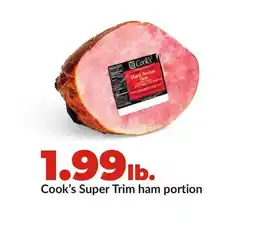 Hy-Vee Cook's Super Trim ham portion offer