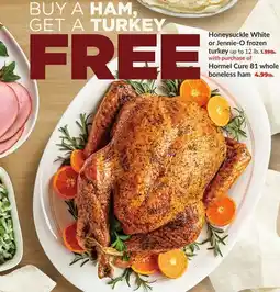Hy-Vee Hormel Cure 81 whole boneless ham offer