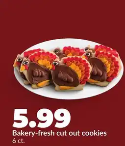 Hy-Vee Bakery fresh cut out cookies offer