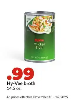 Hy-Vee Hy-Vee broth offer