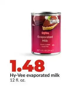 Hy-Vee Hy-Vee evaporated milk offer