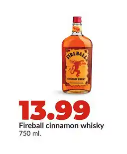 Hy-Vee Fireball cinnamon whisky offer