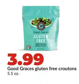 Hy-Vee Good Graces gluten free croutons offer