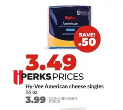 Hy-Vee Hy-Vee American cheese singles offer