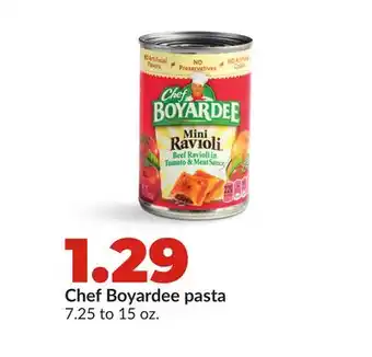 Hy-Vee Chef Boyardee pasta offer