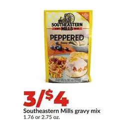 Hy-Vee Southeastern Mills gravy mix offer